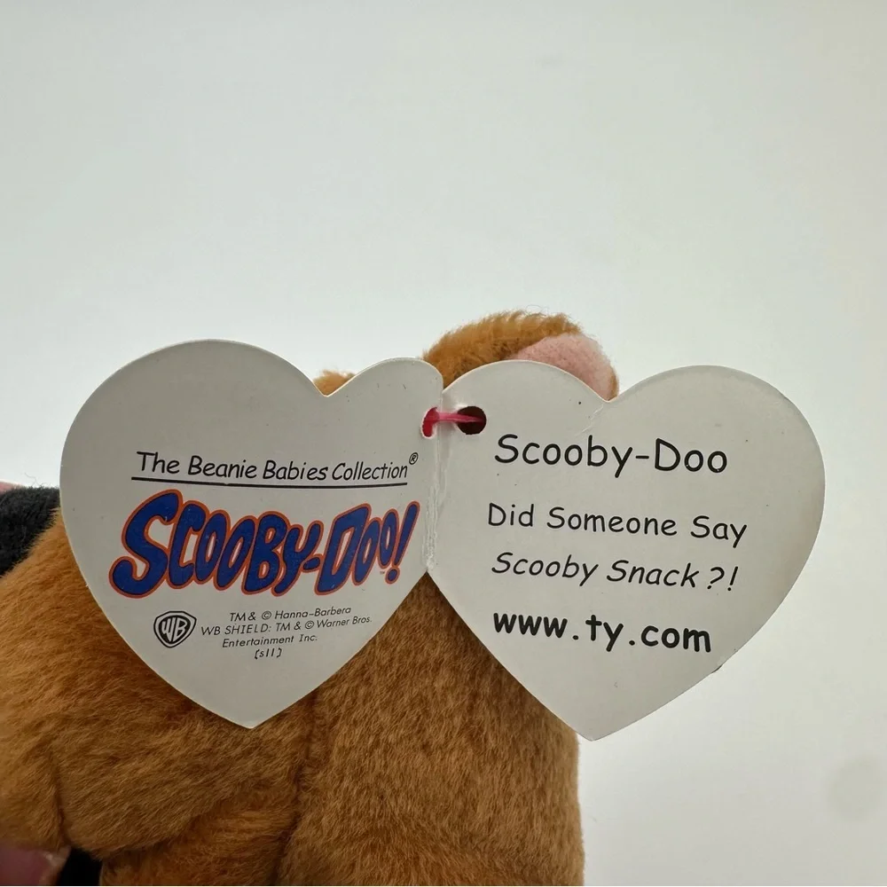 Ty Scooby Doo Brown Plush Stuffed Animal Beanie Baby